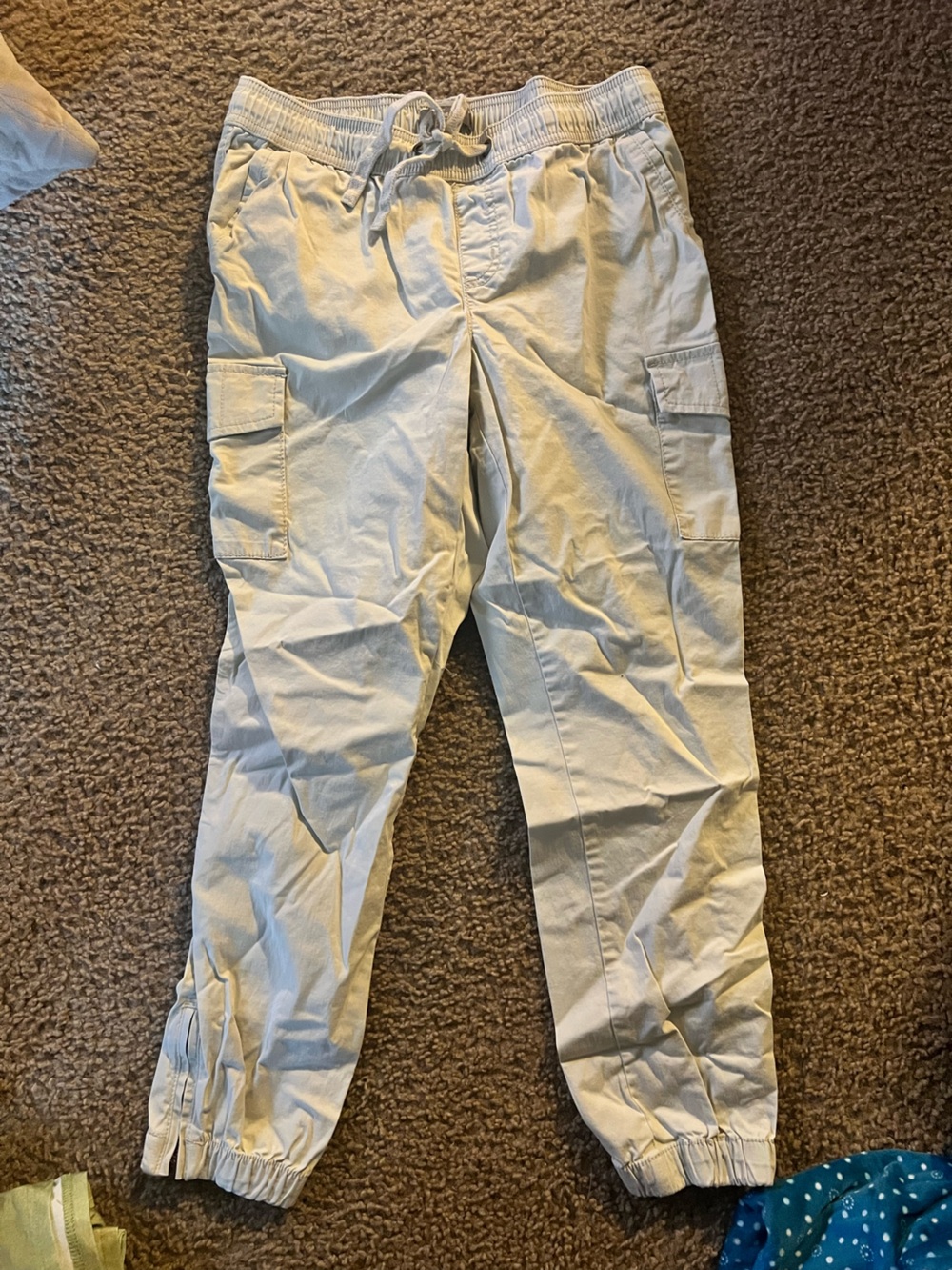 Natural Reflections Light Beige Cargo Joggers